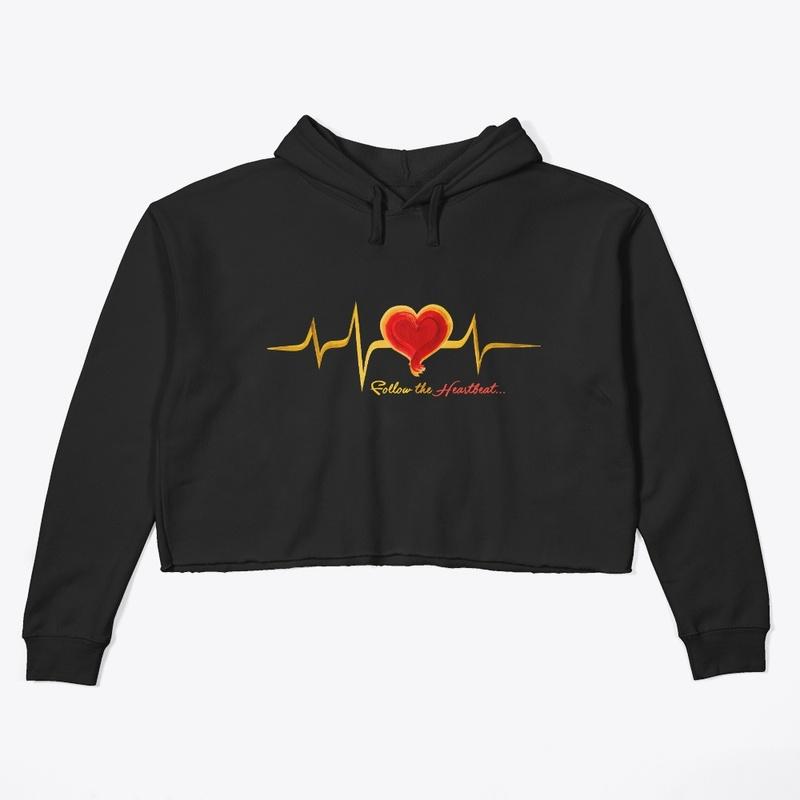 Follow the HEARTBeat Crop Hoodie